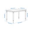 DANDERYD/SKOGSTA table and 4 chairs