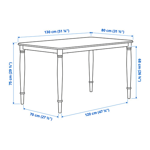 DANDERYD/DANDERYD table and 4 chairs