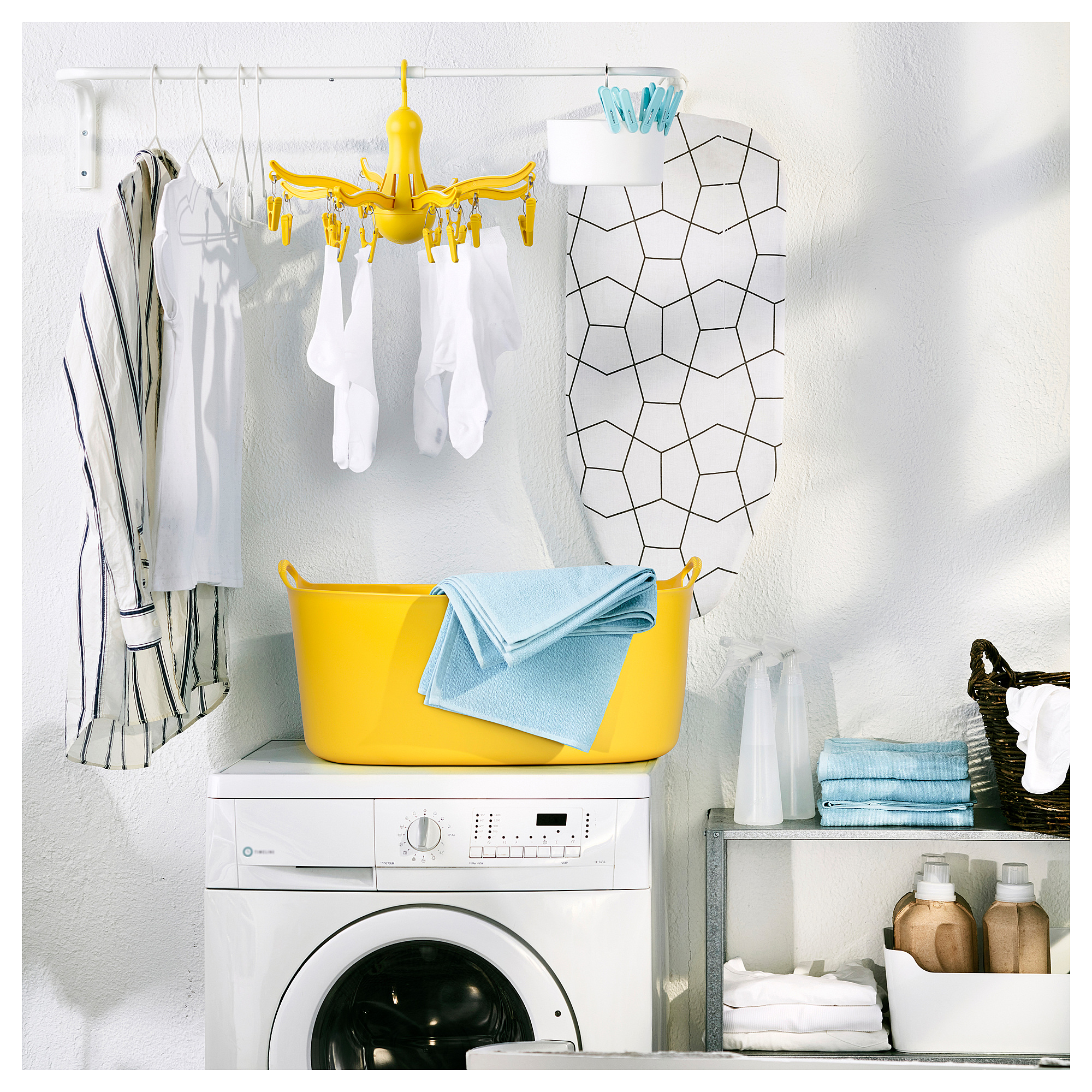 PRESSA hanging dryer 16 clothes pegs