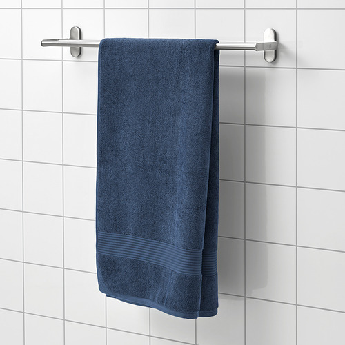 HIMLEÅN hand towel, dark blue/mélange, 40x70 cm - IKEA Sweden