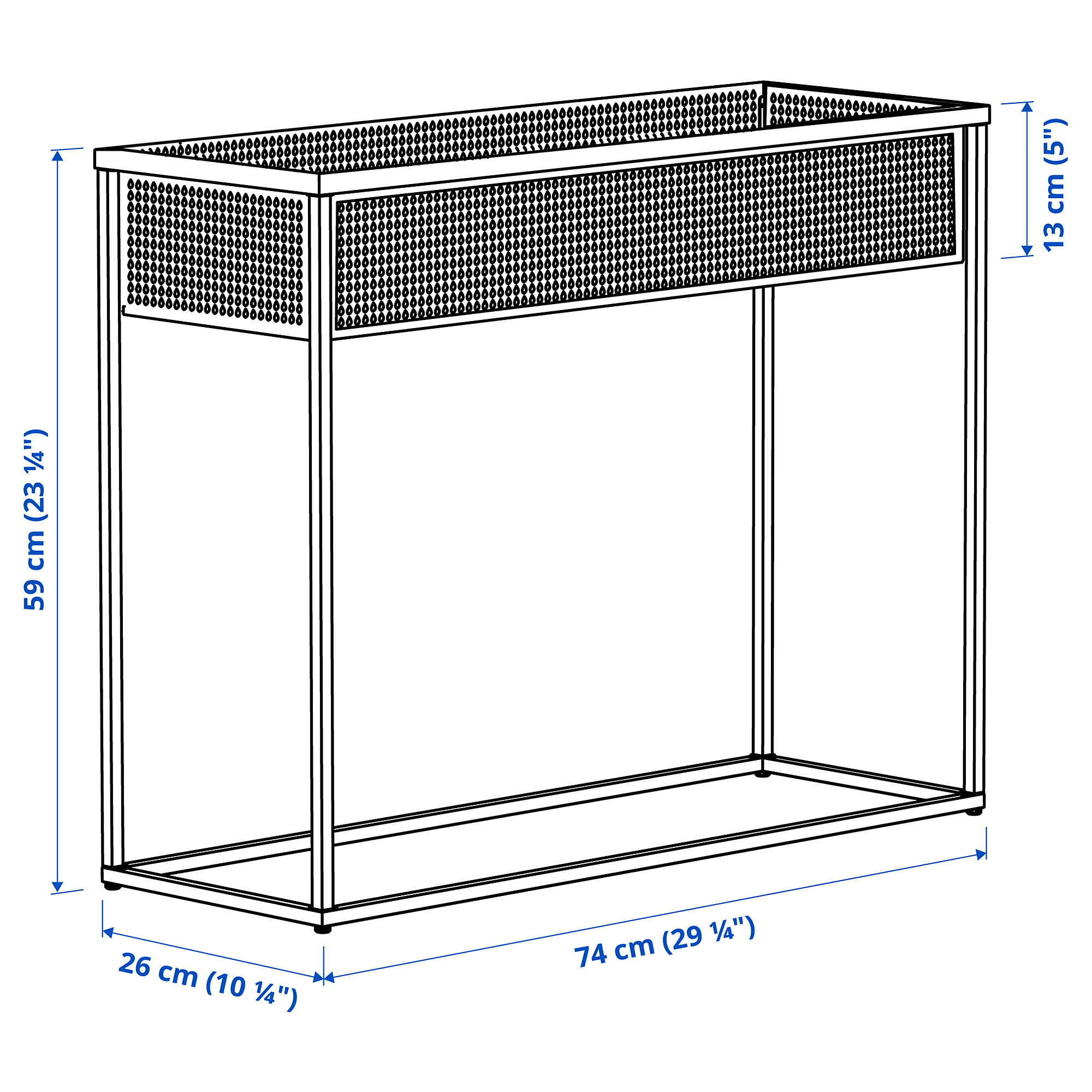 BLÅKRÅKA plant stand