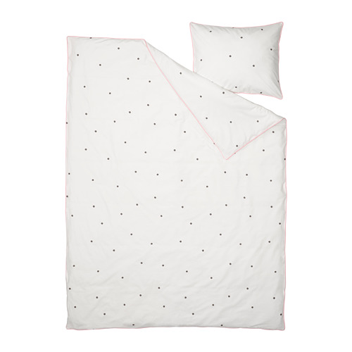 VÄNKRETS duvet cover and pillowcase