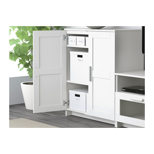 BRIMNES cabinet with doors