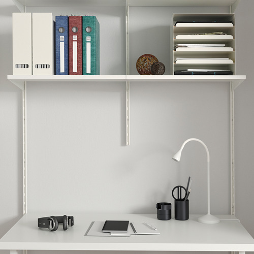 BOAXEL/LAGKAPTEN shelving unit with table top