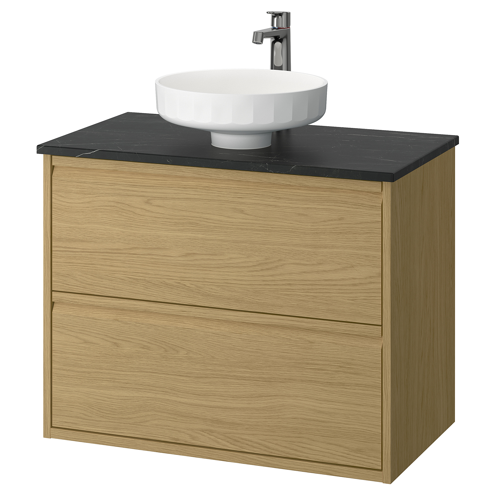 LERSJÖN/ÄNGSJÖN wash-stnd w drawers/wash-basin/tap