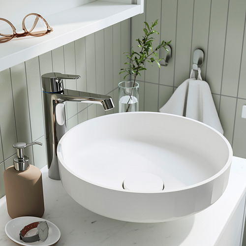LERSJÖN countertop wash-basin w water trap