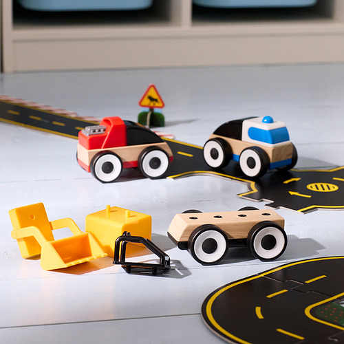 LILLABO 3-piece vehicle set