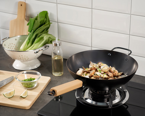 VARDAGEN wok with lid