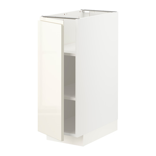 METOD base cabinet with shelves