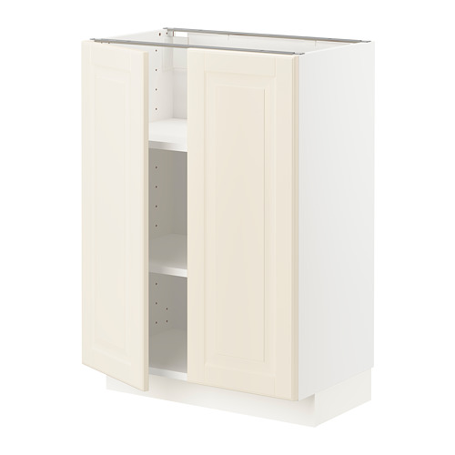 METOD base cabinet with shelves/2 doors