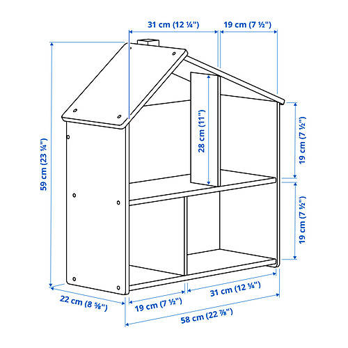FLISAT 玩具屋/牆架