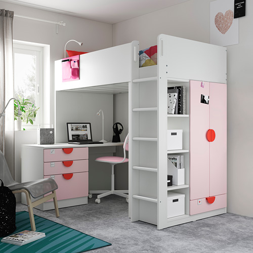 SMÅSTAD loft bed