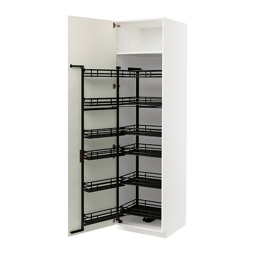 METOD high cabinet with pull-out larder