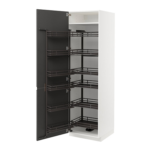 METOD high cabinet with pull-out larder