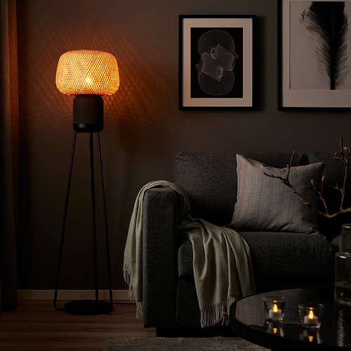 SYMFONISK floor lamp with WiFi speaker