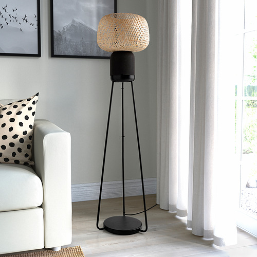 SYMFONISK floor lamp with WiFi speaker