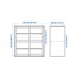 HAVSTA glass-door cabinet