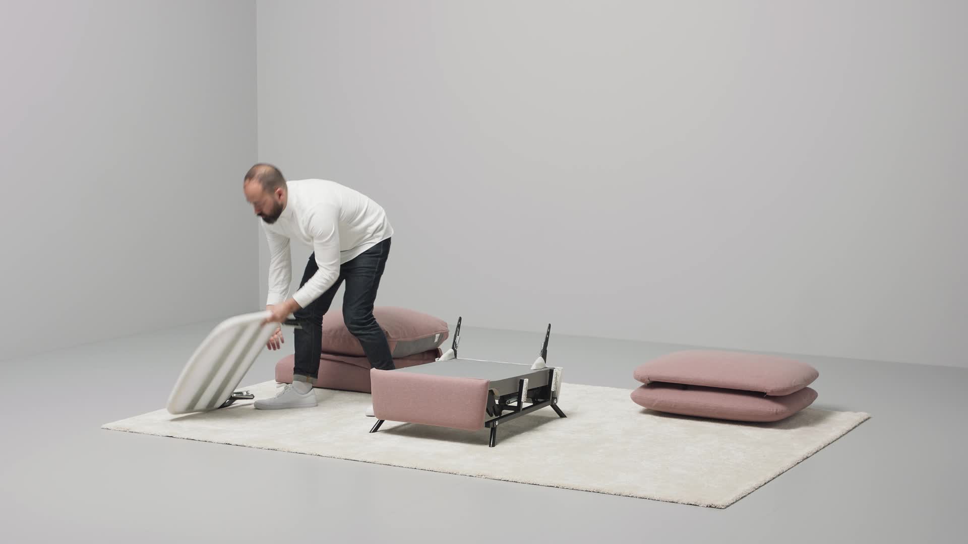 EKOLSUND - recliner, Gunnared light brown-pink | IKEA Hong