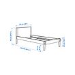 TAXÅSKLINT bed frame