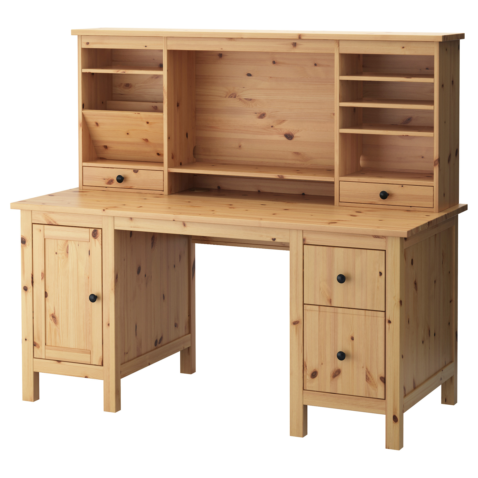Hemnes Desk With Add On Unit Light Brown Ikea Hong Kong