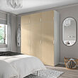 PLATSA wardrobe w 6 doors