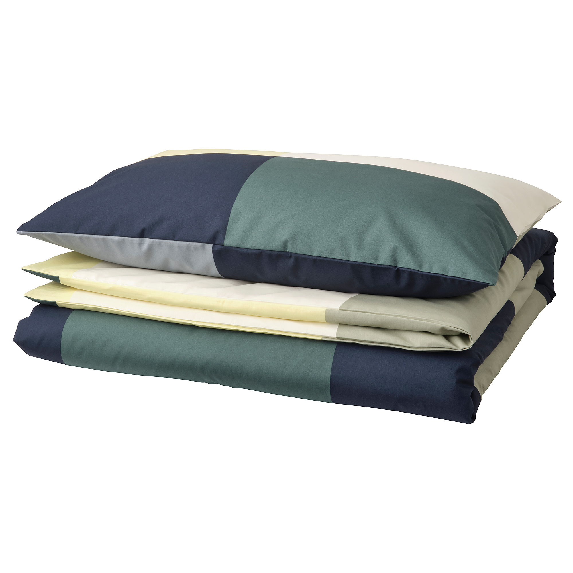 BRUNKRISSLA duvet cover and pillowcase