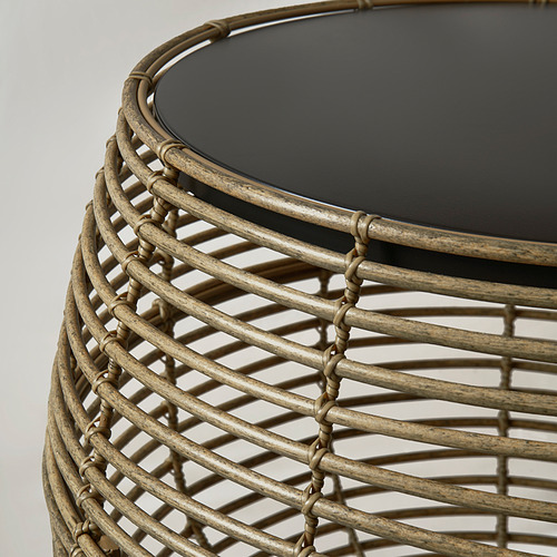 FÅLSKÄR coffee table, 52x44x44 cm, outdoor, brown