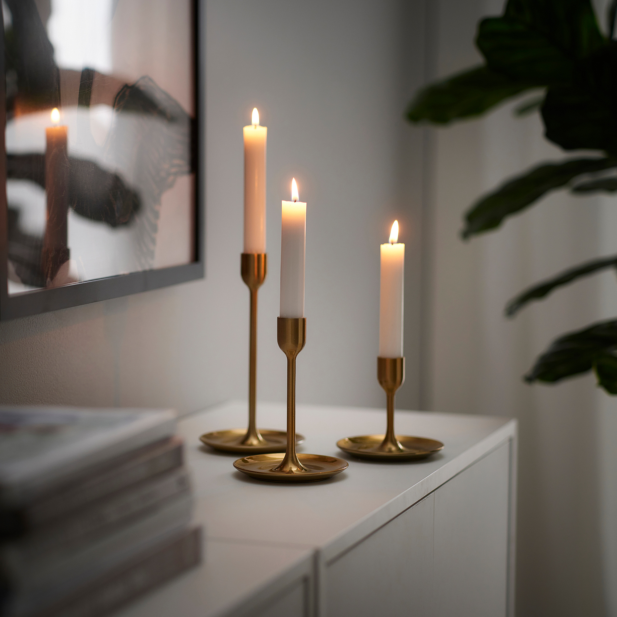 FULLTALIG candlestick, set of 3