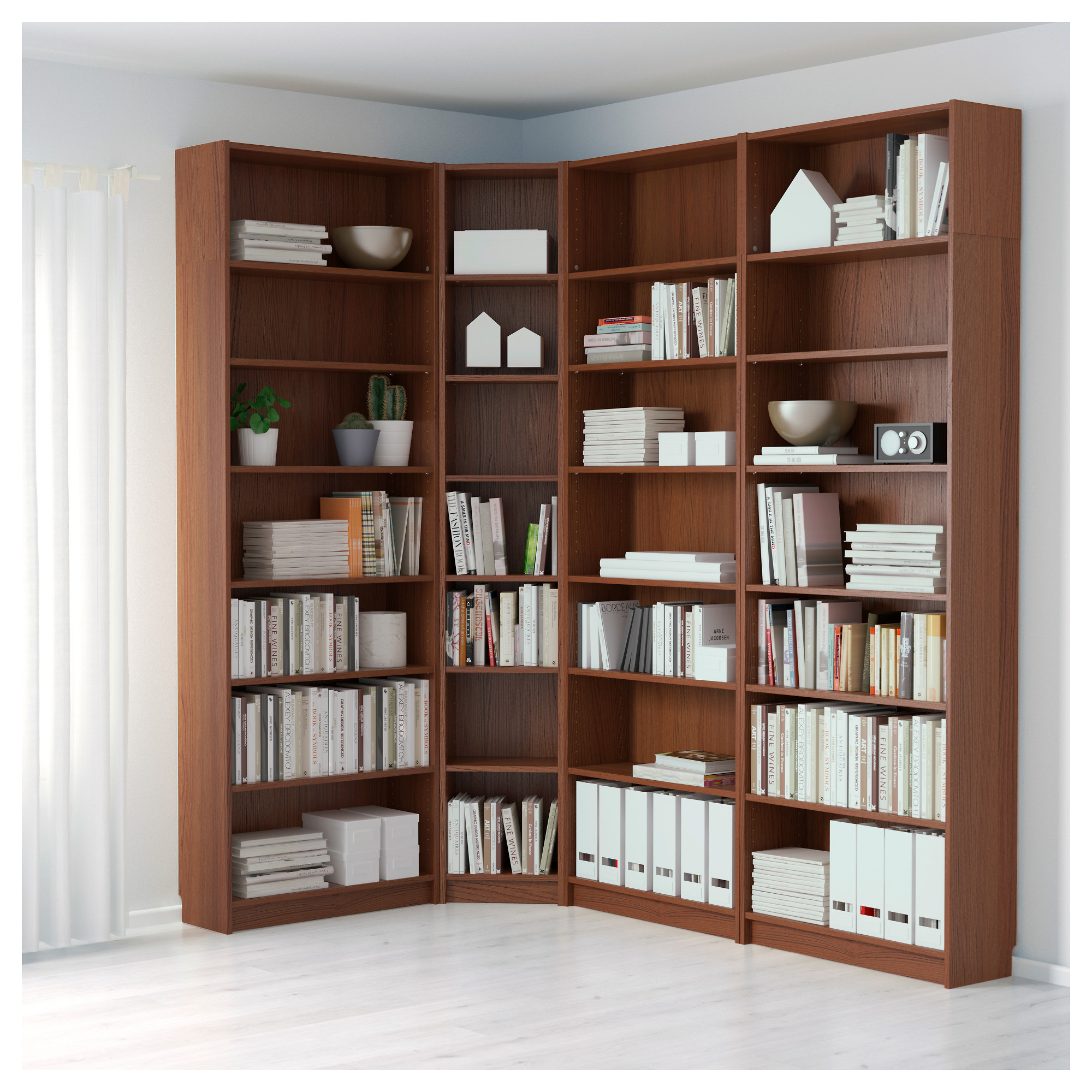 BILLY bookcase, brown ash veneer IKEA Hong Kong and Macau