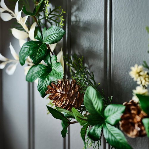 VINTERFINT artificial half wreath
