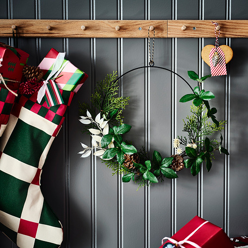VINTERFINT artificial half wreath