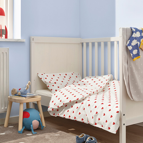 BARNDRÖM duvet cover 1 pillowcase for cot