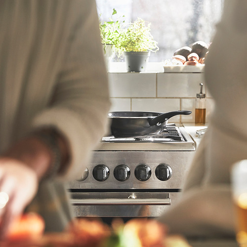 HEMLAGAD sauté pan with lid