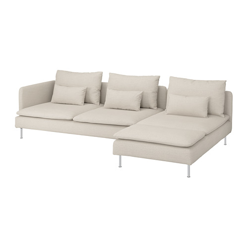 SÖDERHAMN 4-seat sofa with chaise longue