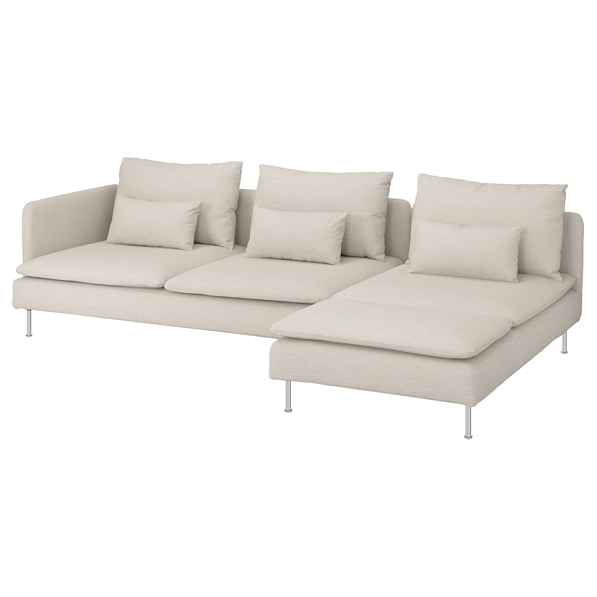 SÖDERHAMN 4-seat sofa with chaise longue
