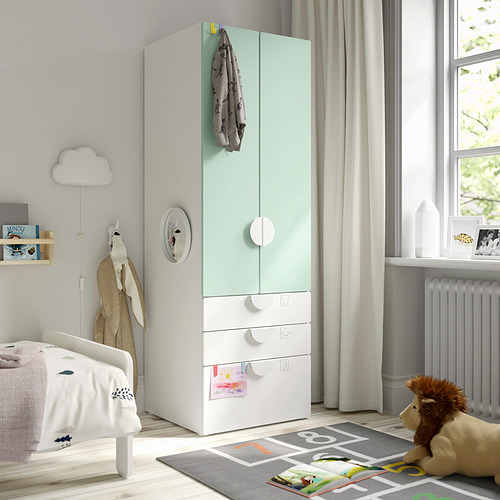 PLATSA/SMÅSTAD wardrobe