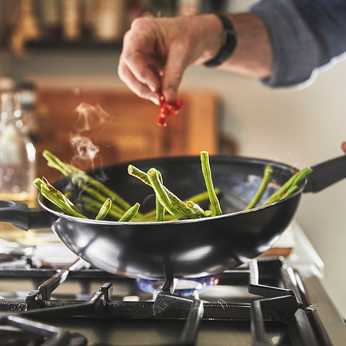 HEMLAGAD wok with lid