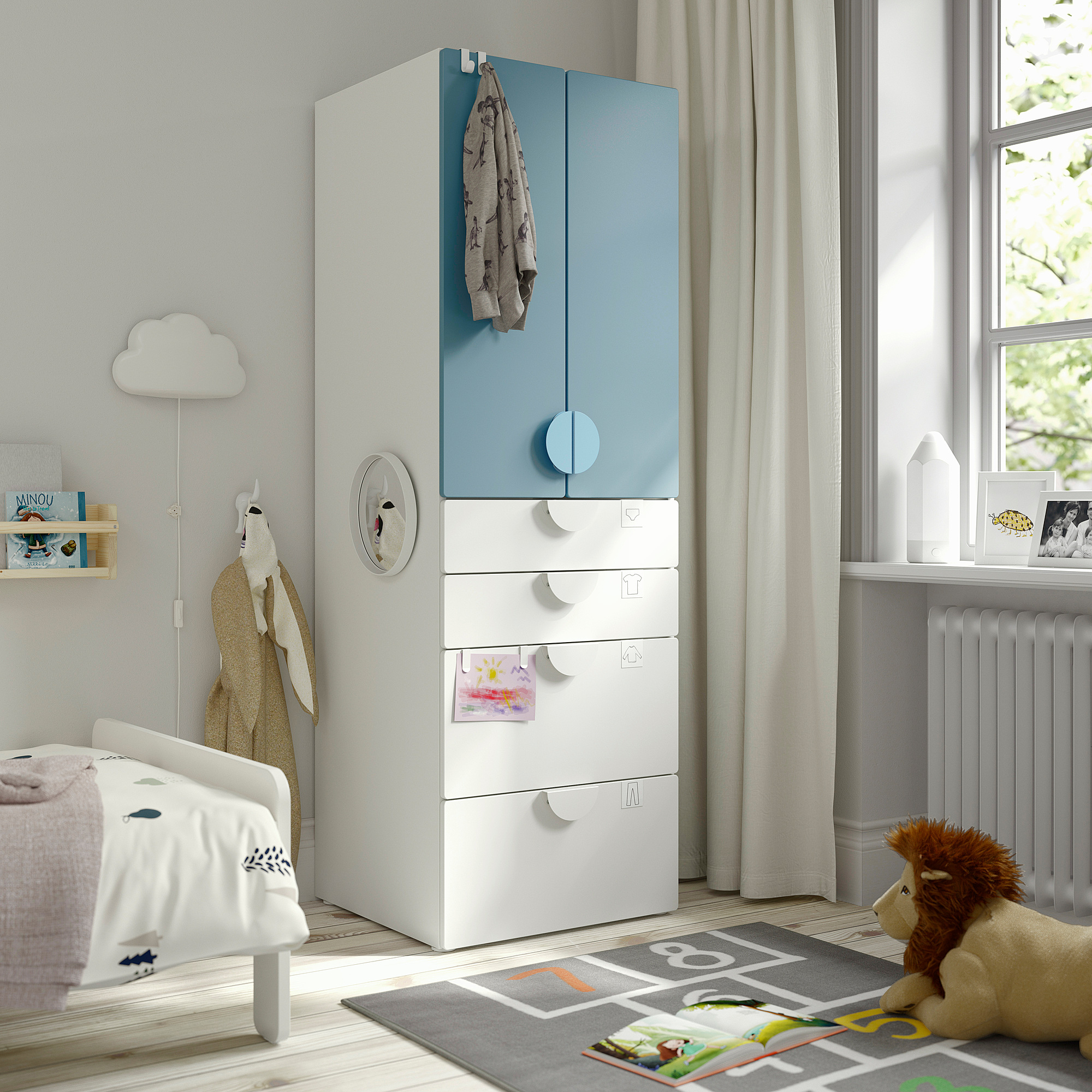PLATSA/SMÅSTAD wardrobe