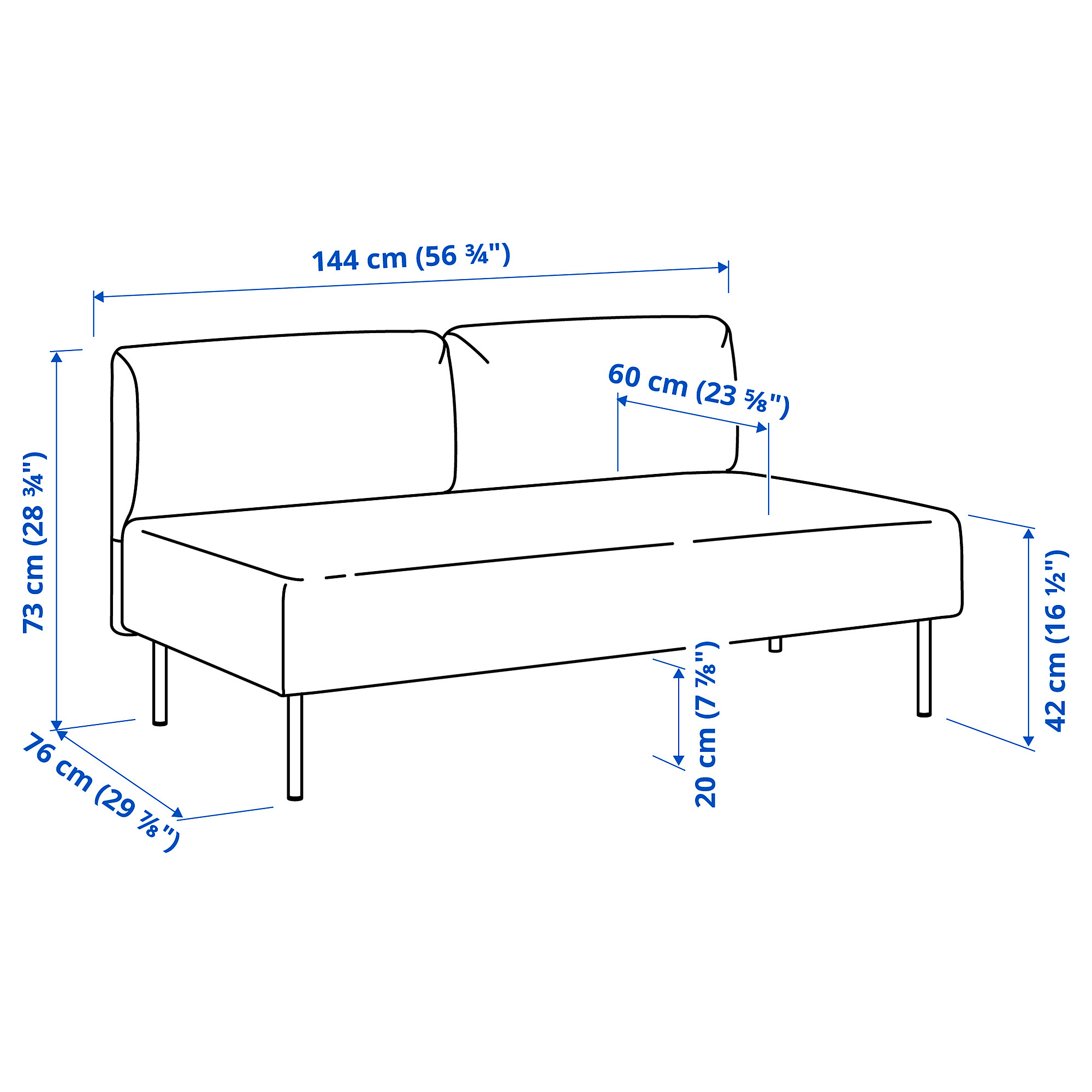 LILLEHEM 2-seat module