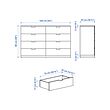 NORDLI 八格抽屜櫃