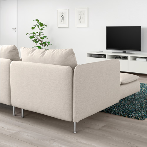 SÖDERHAMN 4-seat sofa with chaise longue