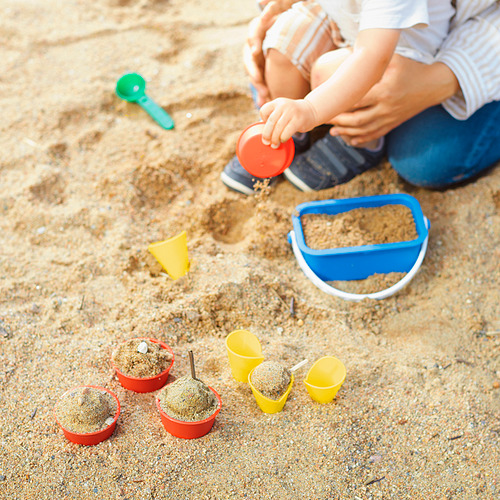 SANDIG 10-piece sand ice-cream set