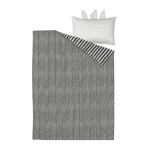 NATTHÄGER duvet cover and pillowcase