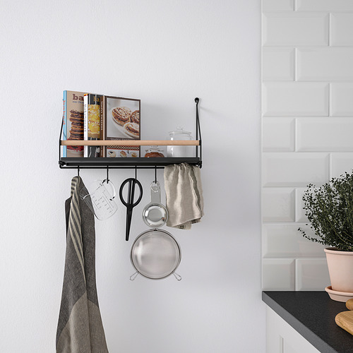 ÅKERBRUK wall organiser w hooks