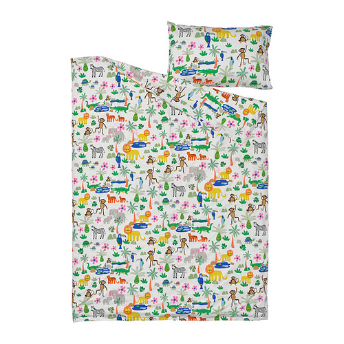 NATTHÄGER duvet cover and pillowcase