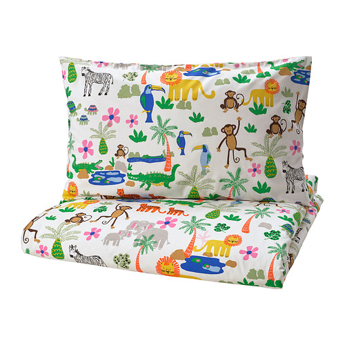 NATTHÄGER duvet cover and pillowcase