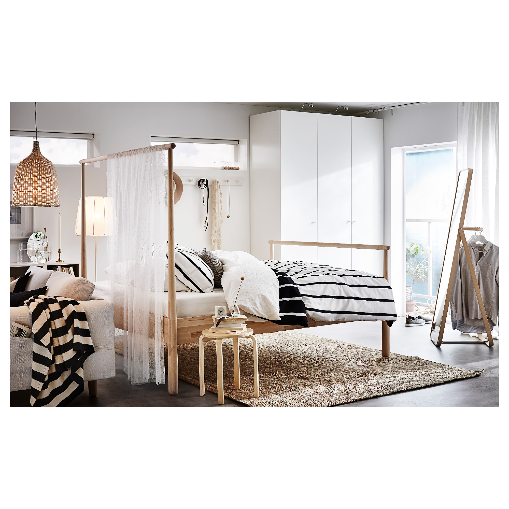 IKORNNES standing mirror, ash IKEA Hong Kong and Macau