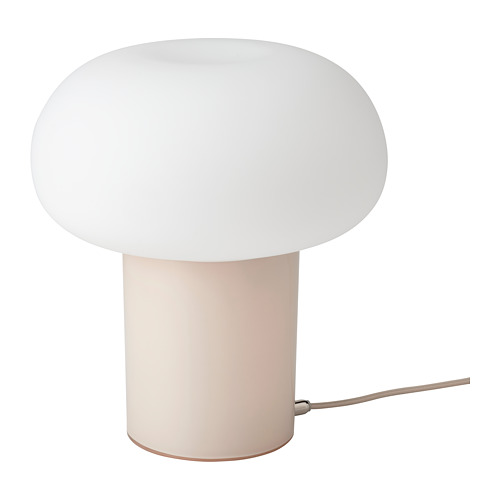 SAXHYTTAN Lampe de table, beige/noir, 26 cm - IKEA