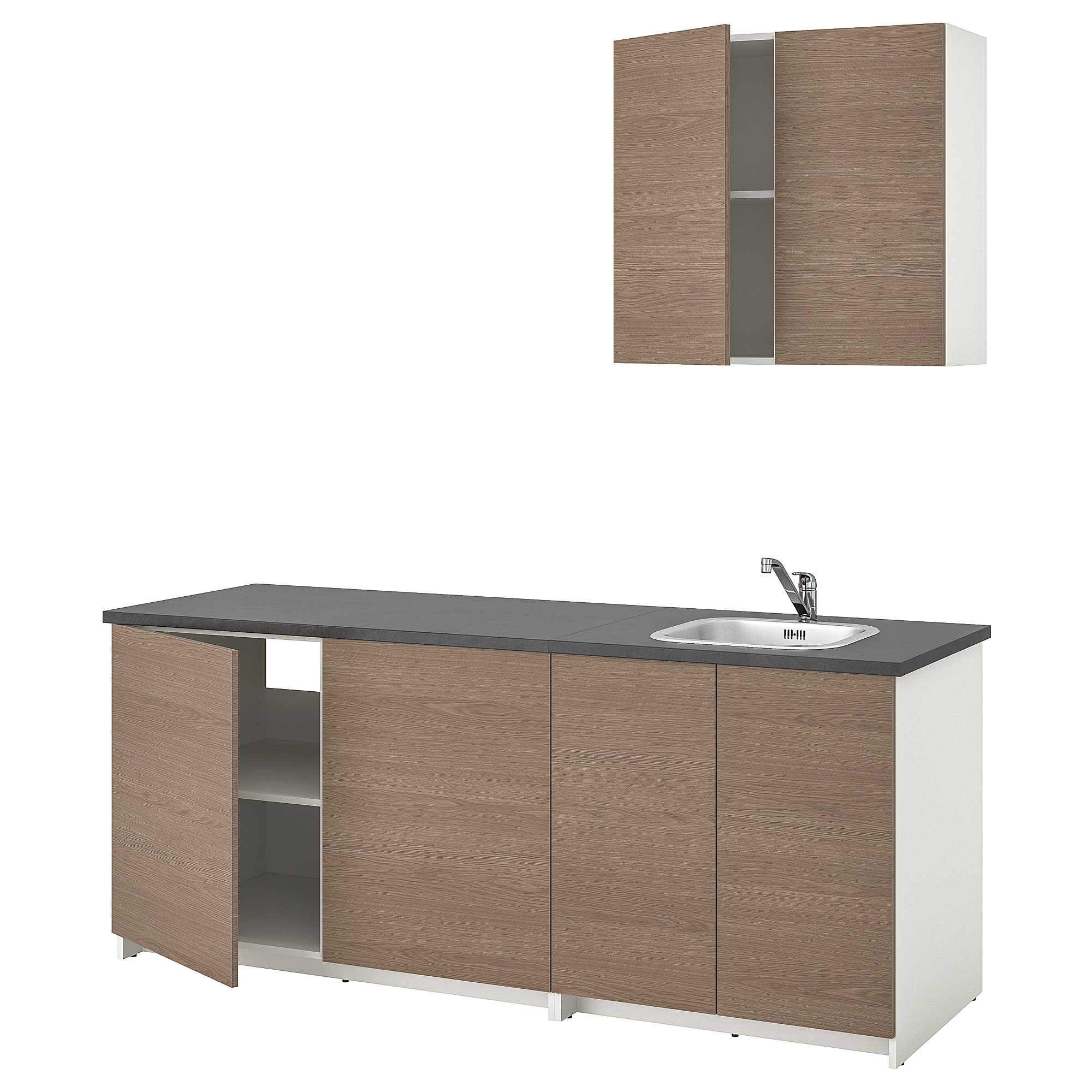 KNOXHULT kitchen, wood effect grey IKEA Hong Kong