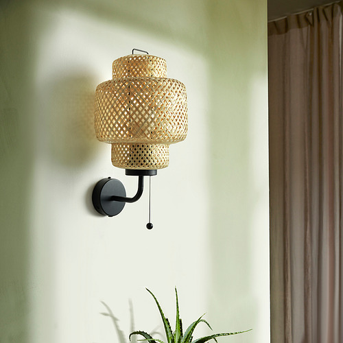 SINNERLIG wall lamp, wired-in installation